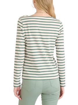 T-Shirt Naf Naf Logo Print schwarzes für Frauen.