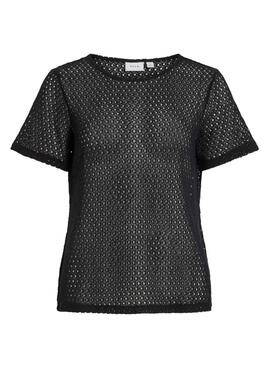 T-shirt Vila Mine schwarz für Damen