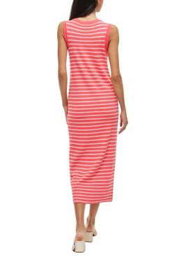 Kleid Vila Zicha koralle für Frauen