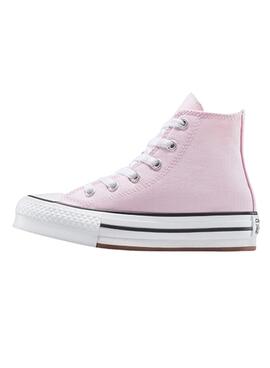  Sneakers Converse Chuck Taylor All Star Lift Platform in Rosa für Mädchen und Jungen.