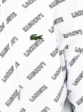 Sweatshirt Lacoste Live Signatur Weiß Für Herren