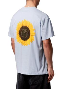 T-Shirt Carhartt Sonnenblume blau für Männer