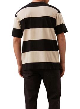 T-shirt Calvin Klein Label Streifen für Herren