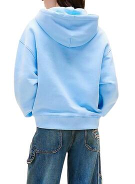 Tommy Jeans Boxy Blaue Damen-Sweatshirt.