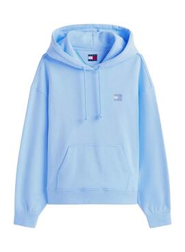 Tommy Jeans Boxy Blaue Damen-Sweatshirt.