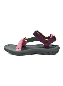 Sandalen Teva Hurricane in Grün und Rosa für Mädchen
