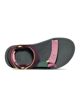 Sandalen Teva Hurricane in Grün und Rosa für Mädchen