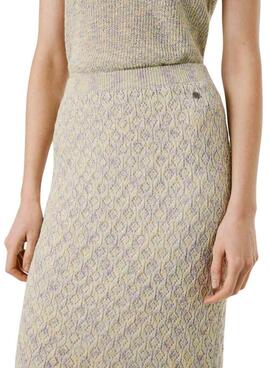 Rock Pepe Jeans Claire beige für Frauen