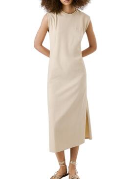 Kleid Pepe Jeans Ari beige für Frauen
