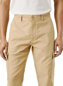 Hose Pepe Jeans Cargo beige für Männer
