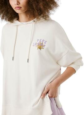 Sweatshirt Pepe Jeans Angy weiß für Damen