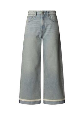 Jeanshose Pepe Jeans Wide Trun Up für Frauen.