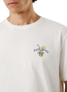 T-shirt Pepe Jeans Tate weiß für Männer