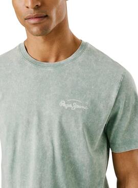 T-Shirt Pepe Jeans Terell Grün für Männer