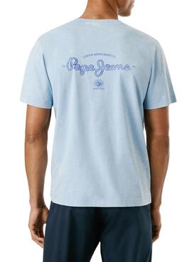 T-Shirt Pepe Jeans Terell blau für Herren