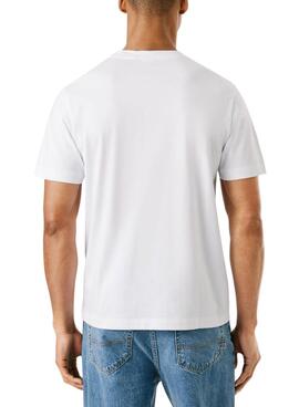 T-Shirt Pepe Jeans Milton in Weiß für Männer