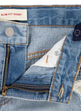 Bermudas Levis zerstörte Jeans für Jungen.