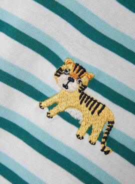 T-Shirt Name It Jellan Tigerstreifen für Jungen