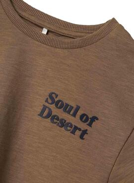 T-Shirt Name It Jolal braun für Jungen