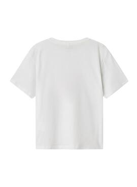 T-Shirt Name It Jekan weiß für Mädchen