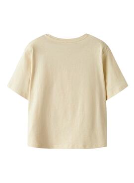 T-shirt Name It Jekan beige für Mädchen