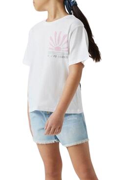T-shirt Name It Jely weiß für Mädchen