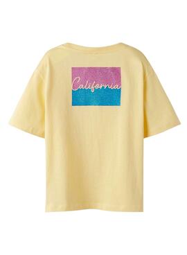 T-shirt Name It Jassa gelb für Mädchen