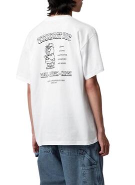 T-shirt Carhartt Sandwich weiß für Herren