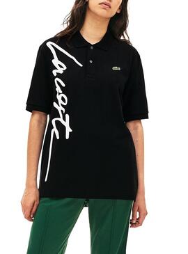 Polo Lacoste Live Unisex Black Logo