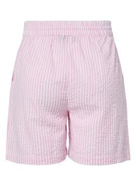 Bermudas Pieces Sally in Rosa für Frauen.