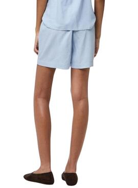 Kurze Stücke Pia blau für Damen