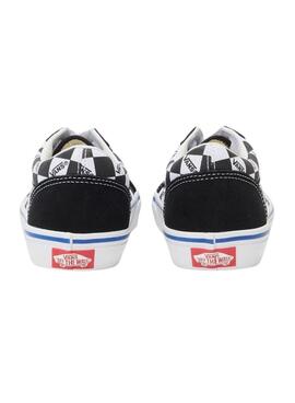 Turnschuhe Old Skool Logo Schwarz für Jungen und Mädchen.