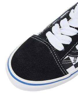 Turnschuhe Old Skool Logo Schwarz für Jungen und Mädchen.