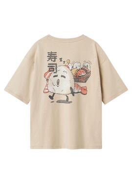 T-shirt Name It Kane in Beige für Jungen