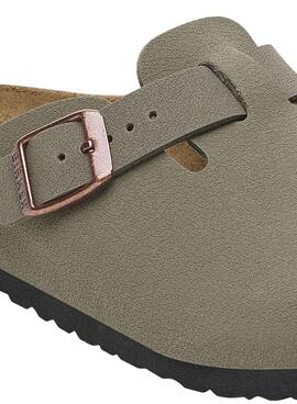 Birkenstock-Clogs in Taupe für Jungen und Mädchen