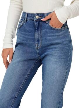Only Emily mittelblaue Damen-Jeanshose