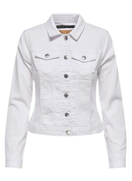 Weiße Only Wonder Denim-Jacke für Damen.