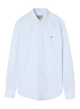 Hemd Silbon Oxford gestreifte grün für Herren