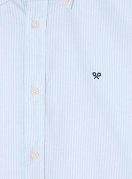 Hemd Silbon Oxford gestreifte grün für Herren