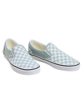 Turnschuhe Vans Classic Slip-On türkis für Damen