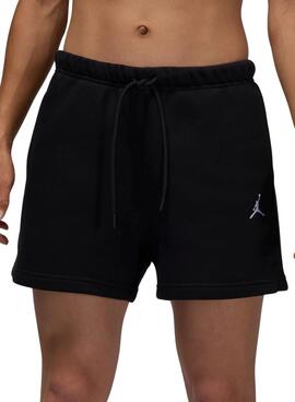 Kurze Hose Jordan Brooklyn Schwarz für Mädchen.