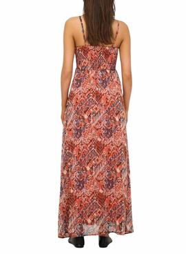 Kleid Only Elena koralle für Damen.