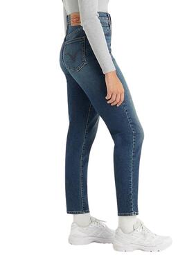 Levis Mom Jean dunkle Damenjeans