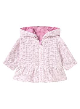 Windbreaker Name It rosa reversible für Mädchen.