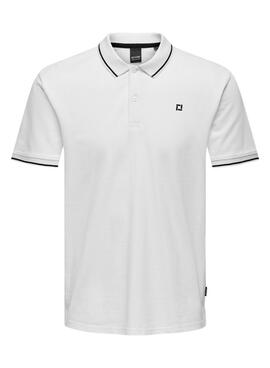 Polo Only and Sons Fletcher weiß für Männer