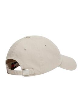 Mütze Tommy Jeans The Heritage beige für Damen