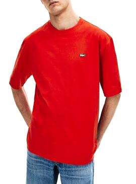 T-Shirt Lacoste Live Rot Für Herren
