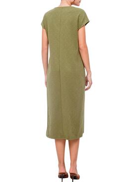 Kleid Vila Viadoria grün Midi für Frauen