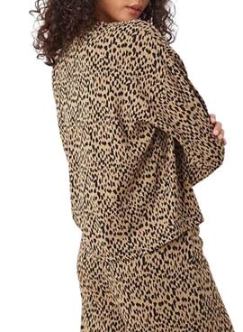 Bluse Vila Nerea braun für Damen
