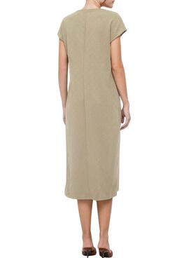 Kleid Vila Viadoria in Beige für Damen
